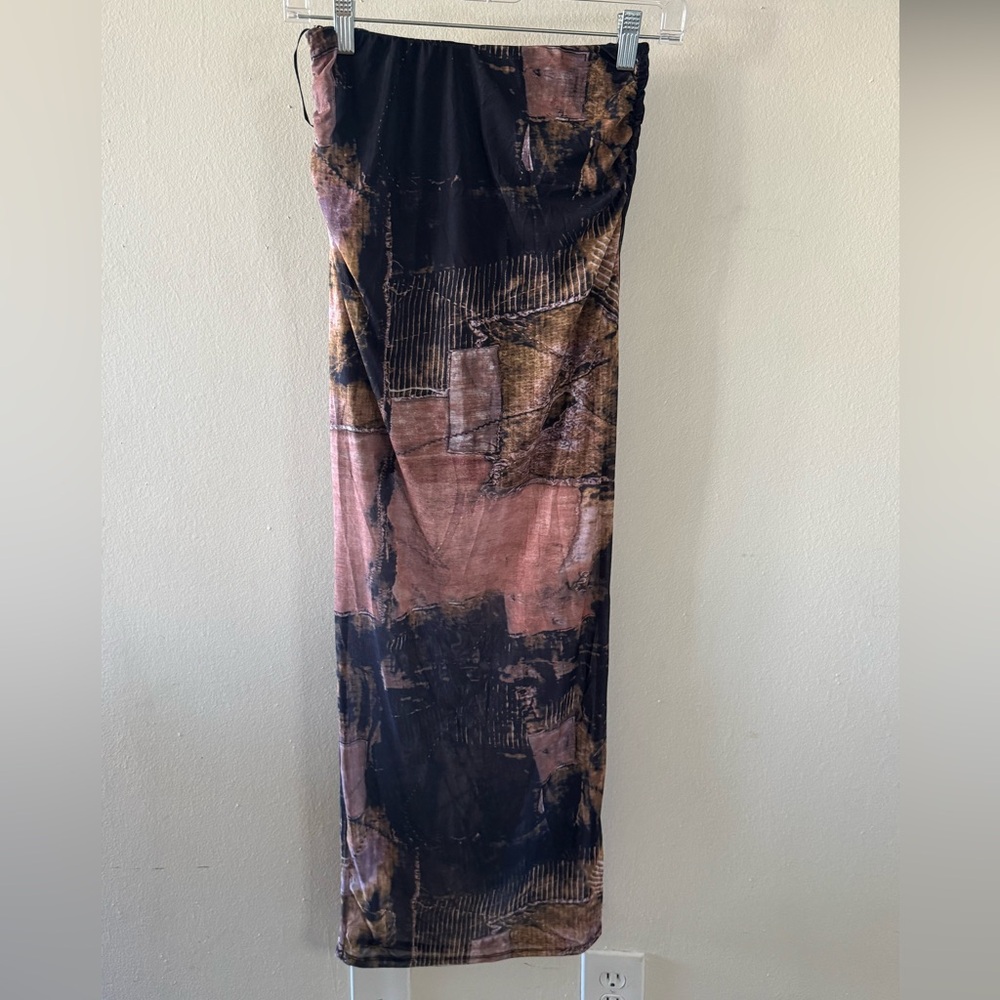 Starlow sheer maxi skirt